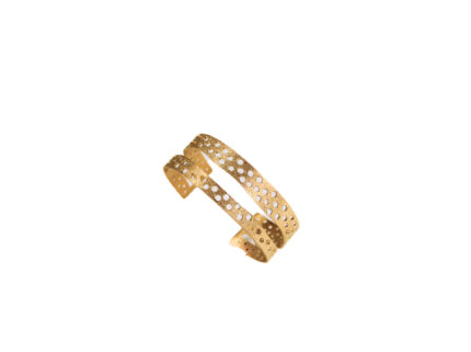 Goldplated Silver 925 Bracelet with a Dot Pattern